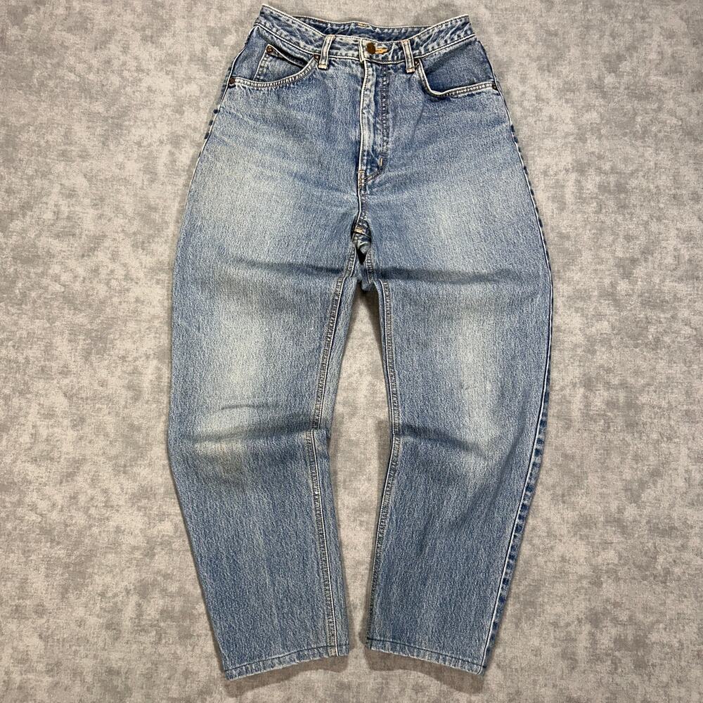 Vintage Edwin L.A. Slim 1414-N Made in Japan Jeans Womens 27x28 High Rise 90s